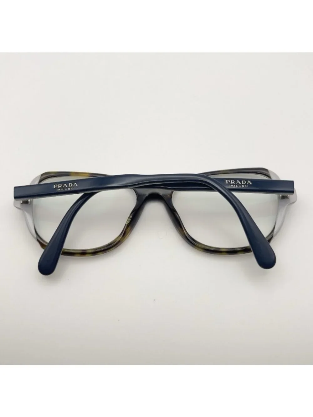 Prada VPR03V W3C-1O1 Eyeglass Frames Tortoise Brown Blue Gray 54-17-140 Italy